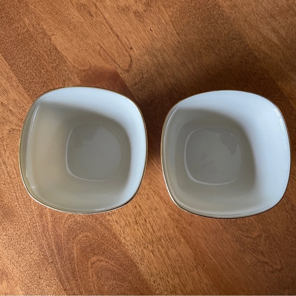 Lenox China Holiday Treat Bowls - set of 2